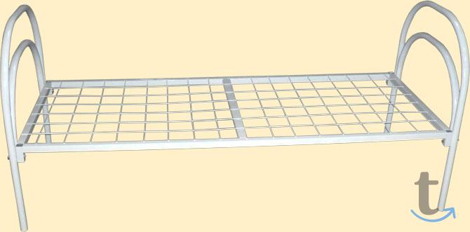 Одноярусные кровати металлические для лагерей в Самаре